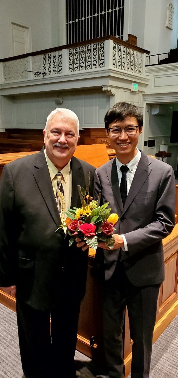Organ recital in the First Presbyterian sanctuary